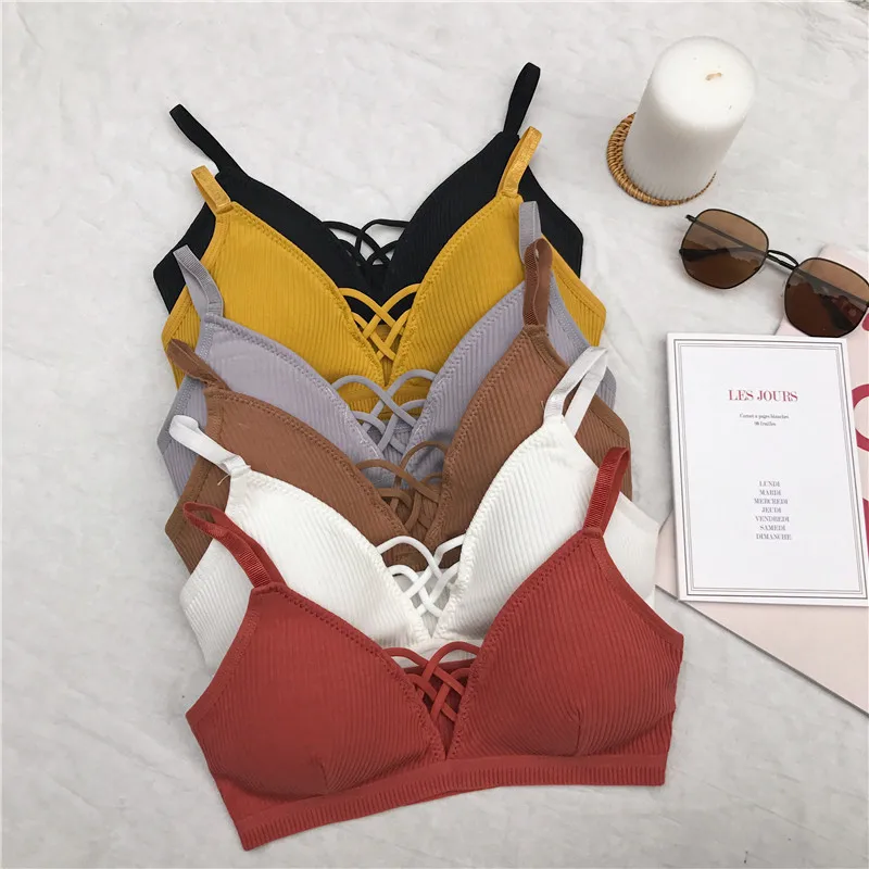Женский бюстгальтер пуш ап сексуальное нижнее белье без косточек с мягкими