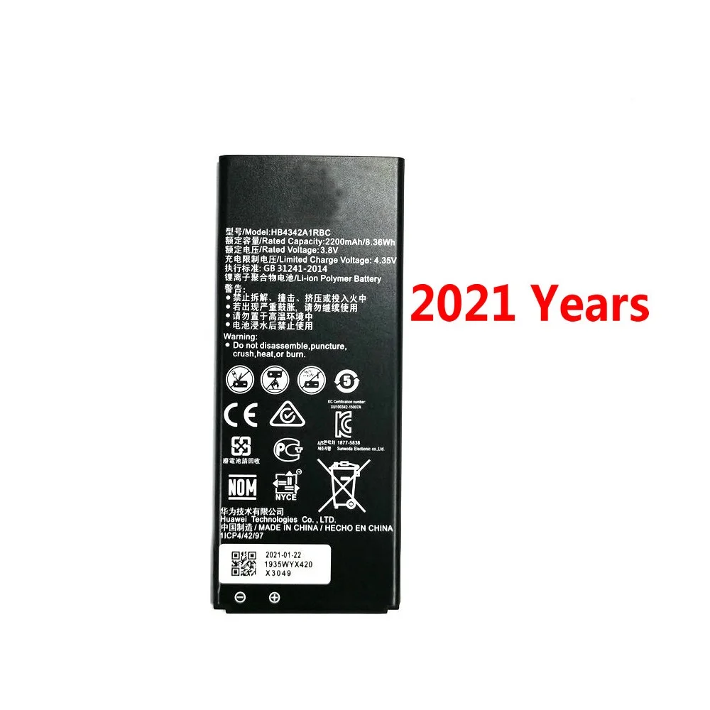 Оригинальный сменный аккумулятор для телефона HB4342A1RBC Huawei y5II Y5 II2 Ascend 5 + Y6 honor 4A SCL-TL00