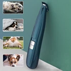 Машинка для стрижки волос, профессиональный триммер со светодиодной подсветкой, USB, для домашних питомцев, кошек и собак