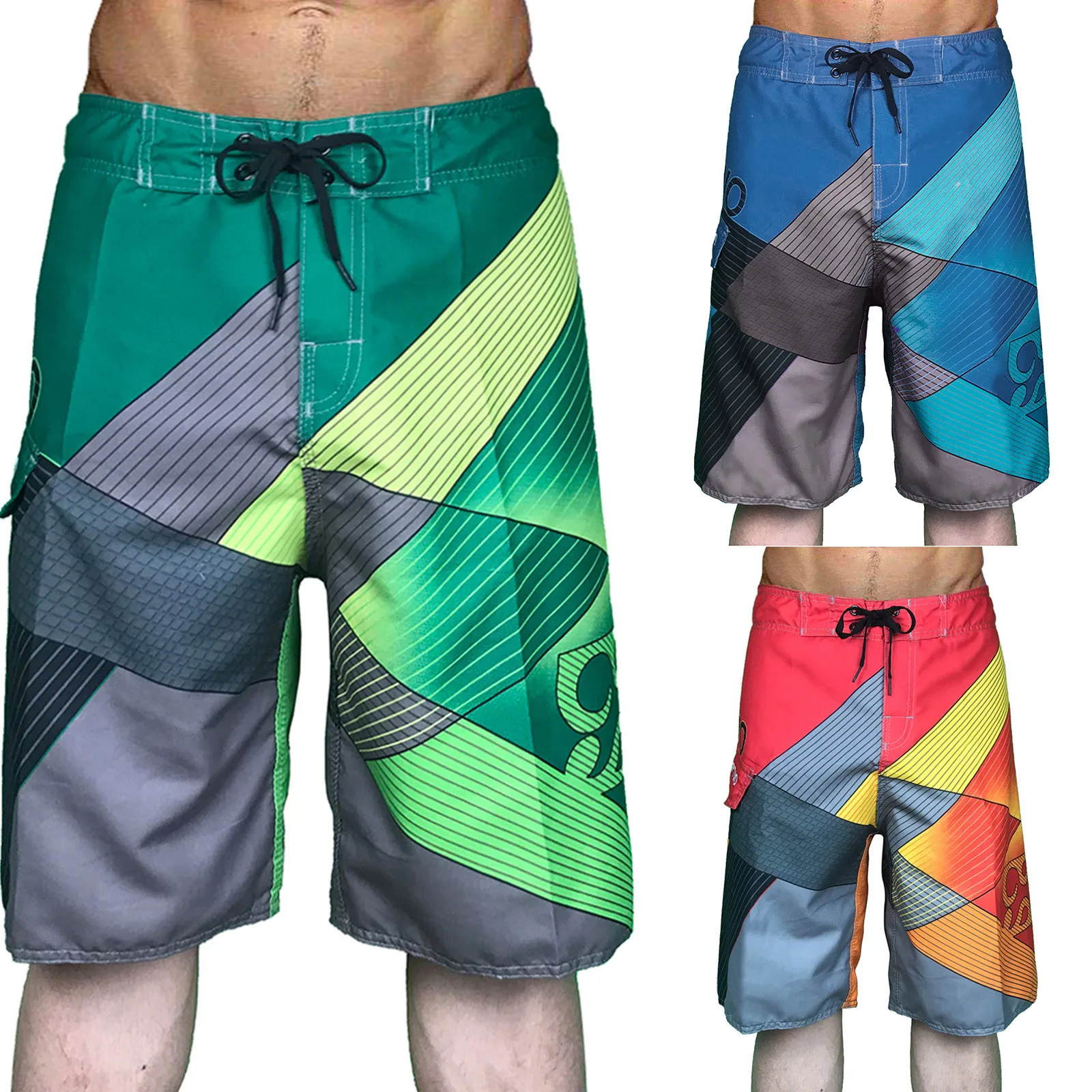 

62# Men's sport running beach Short board pants Hot sell swim trunk pants Quick-drying movement surfing shorts GYM Swimwear Male