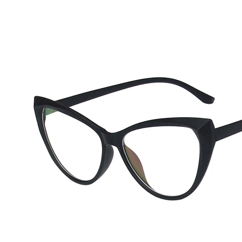 

Anti-blue Light Flat Mirror Cat Eye Small Face Glasses 2021 Trend Retro Frame Net Celebrity Korean Version Computer Glasses New