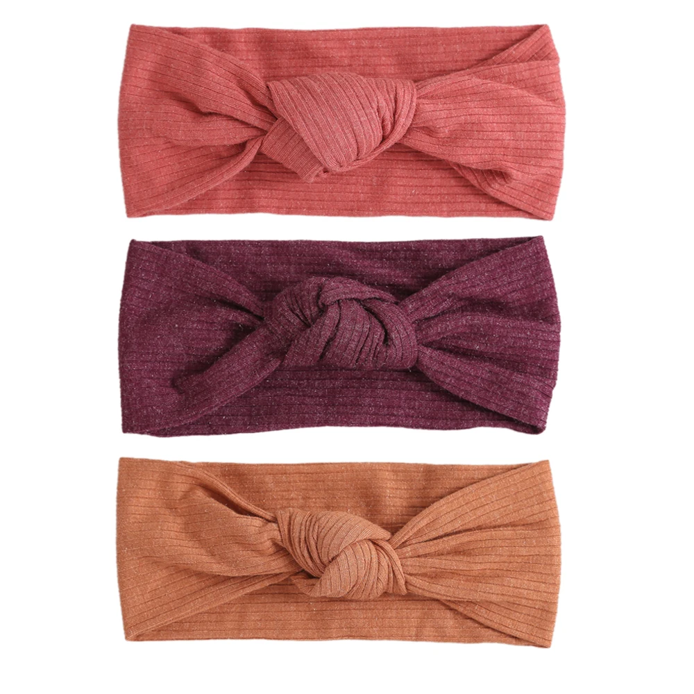

Baby Headband Knitted Bow Knot Elastic Turban Baby Girl Headbands For Child Hairbands Kids Cord Headwrap Infant Hair Accessories