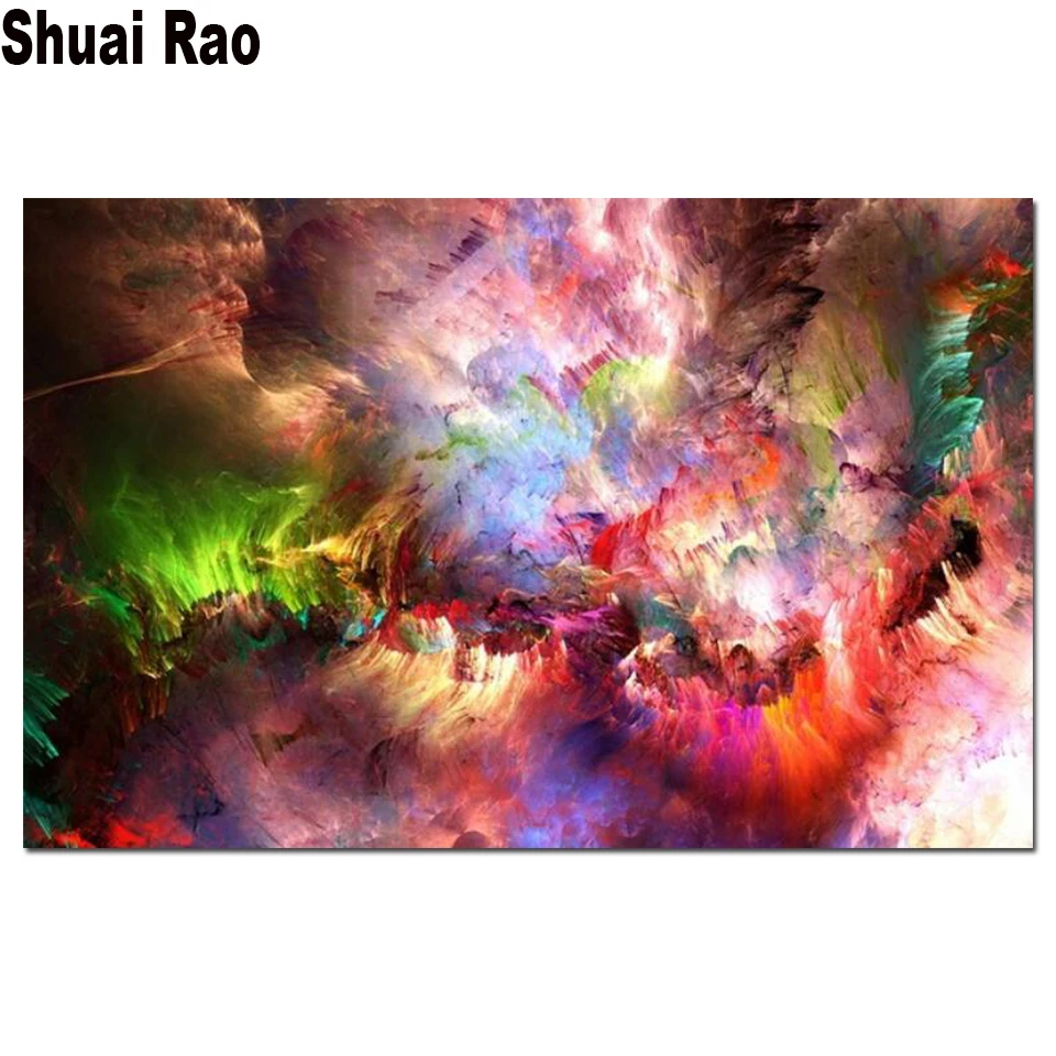 Алмазная мозаика украшение дома Современная Абстрактная - Цена: 8434.55