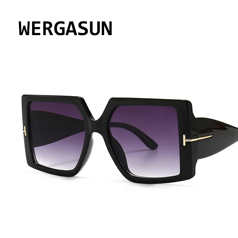 Солнечные очки WERGASUN в стиле ретро UV400 женские брендовые дизайнерские