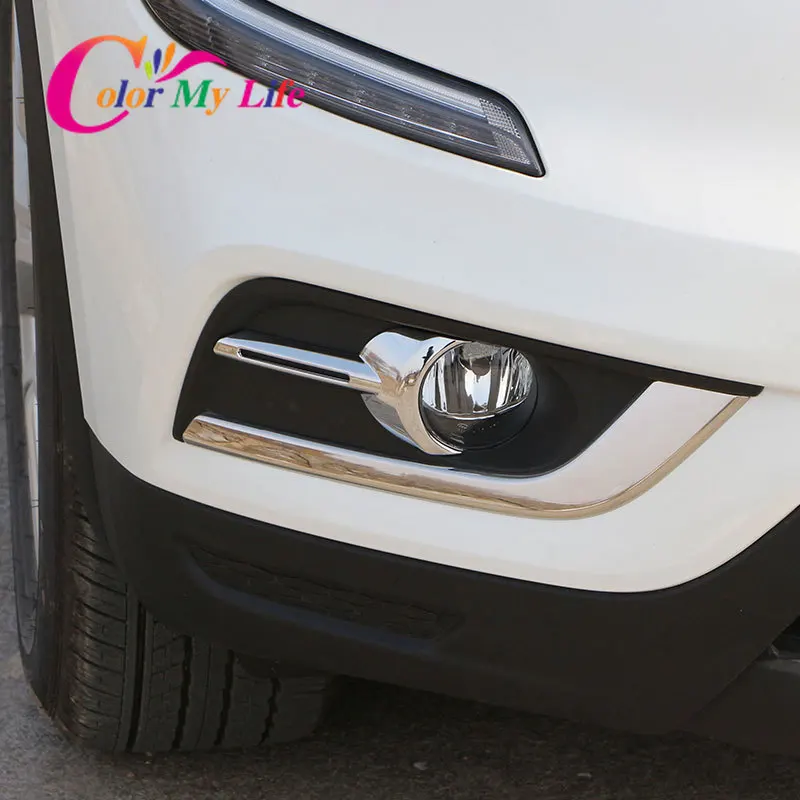 Накладки на передние противотуманные фары для Renault Koleos MK II Samsung QM6 2017