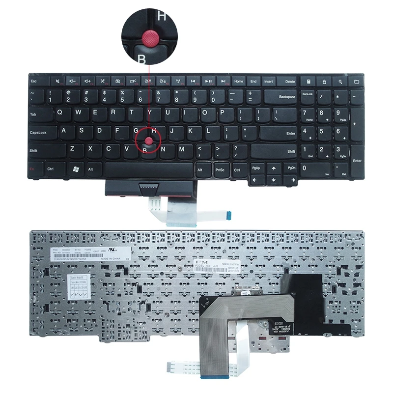 Новая английская клавиатура для ноутбука Lenovo ThinkPad Edge E530 E530C E535 04Y0301 0C01700 V132020AS3 |