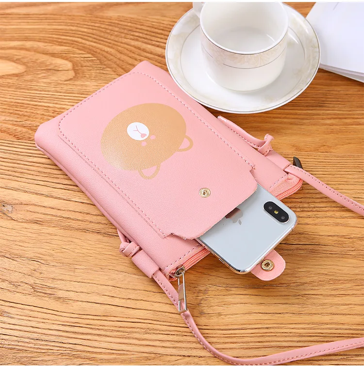 Универсальная кожаная сумка для сотового телефона с карманом на ремне|Сумки