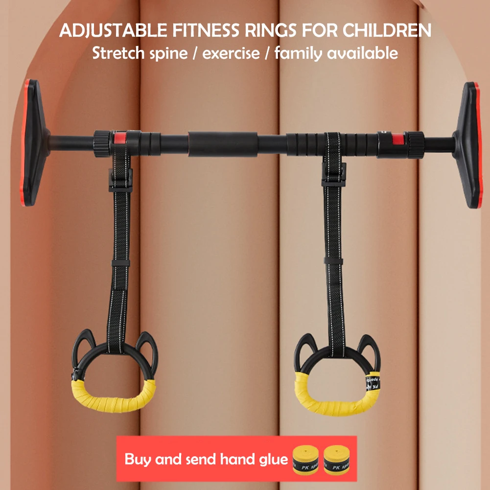 

1 пара, Детские гимнастические кольца с регулируемым ремешком