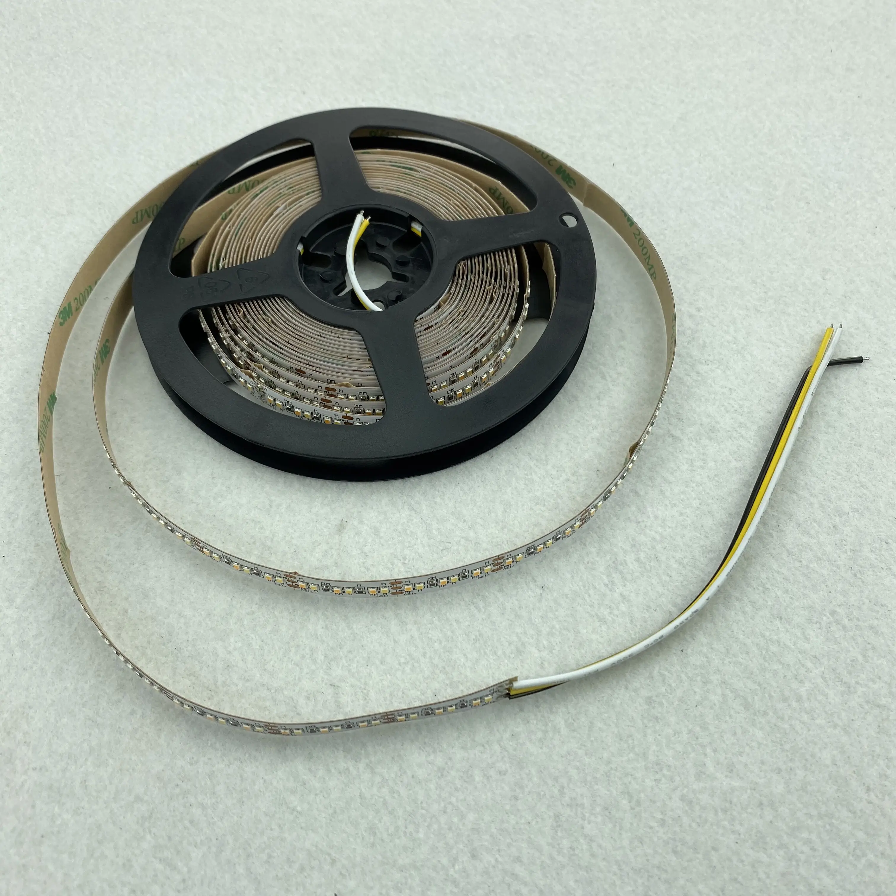 2216 SMD 240leds/m DC12V/24V led dual color CCT Регулируемая Гибкая лента 5m длиной 120W Белая печатная