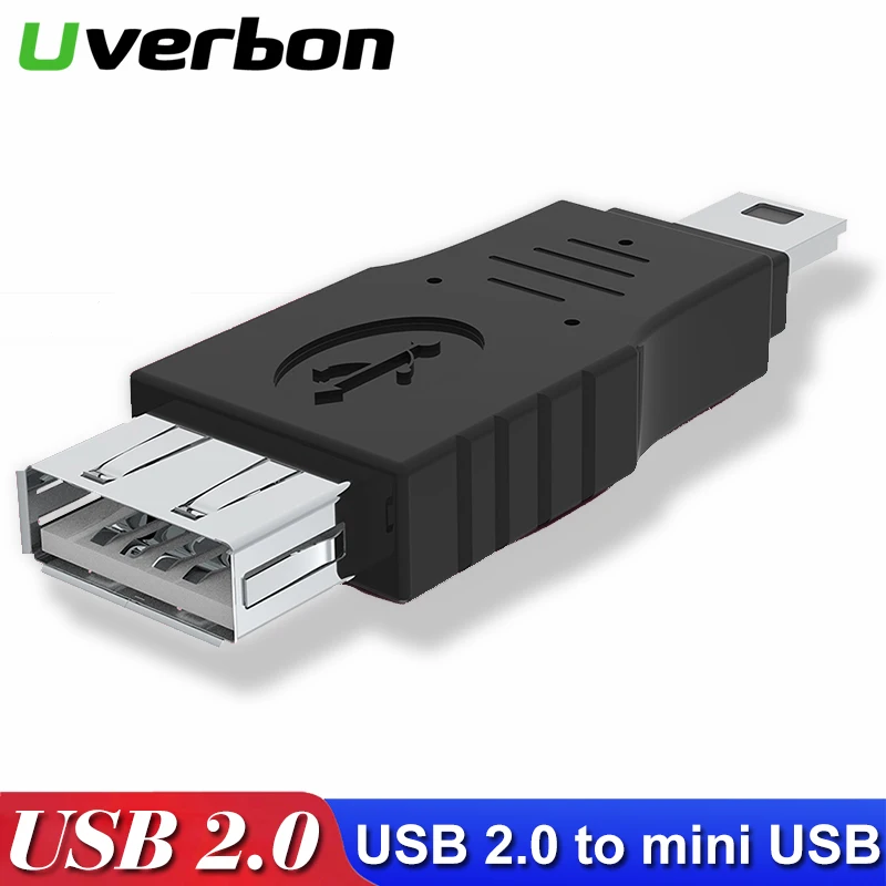 Uverbon высокоскоростной USB Мужской к USB 2,0 Женский адаптер мини-usb OTG конвертер адаптер синхронизации данных для MP4 планшета смартфона