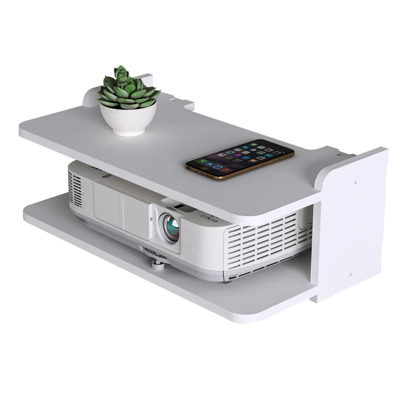 

TV Set-Top Box Rack Punch-Free Wall Mounted Router Storage Box
