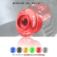 motorcycle cnc engine plug cover caps screws filter oil bolt for suzuki gsr 600 750 gsr400 gsr600 gsr750