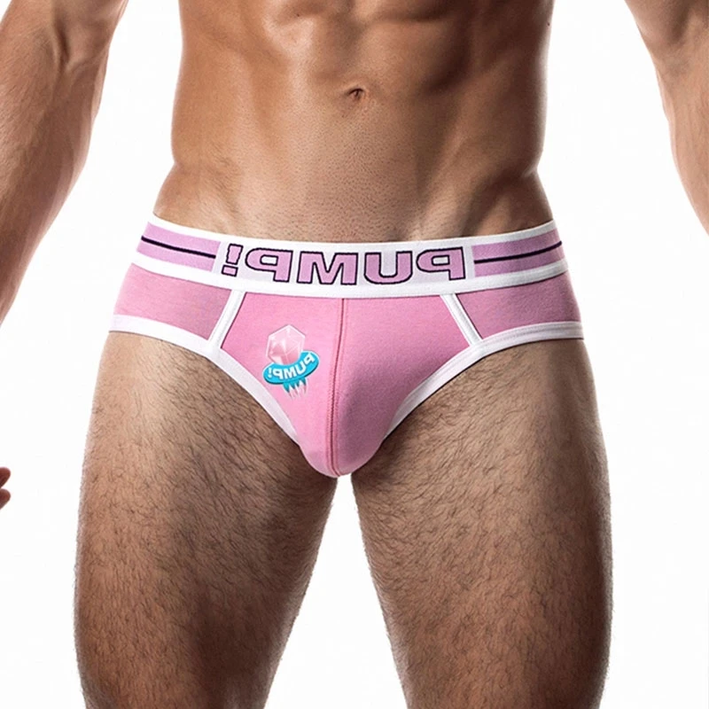 

Ins Fashion Sexy Men's Cotton Briefs Men Gay Mens Underwear Briefs Man Slip Cuecas Underpants Male Breathable Panties Quick Dry