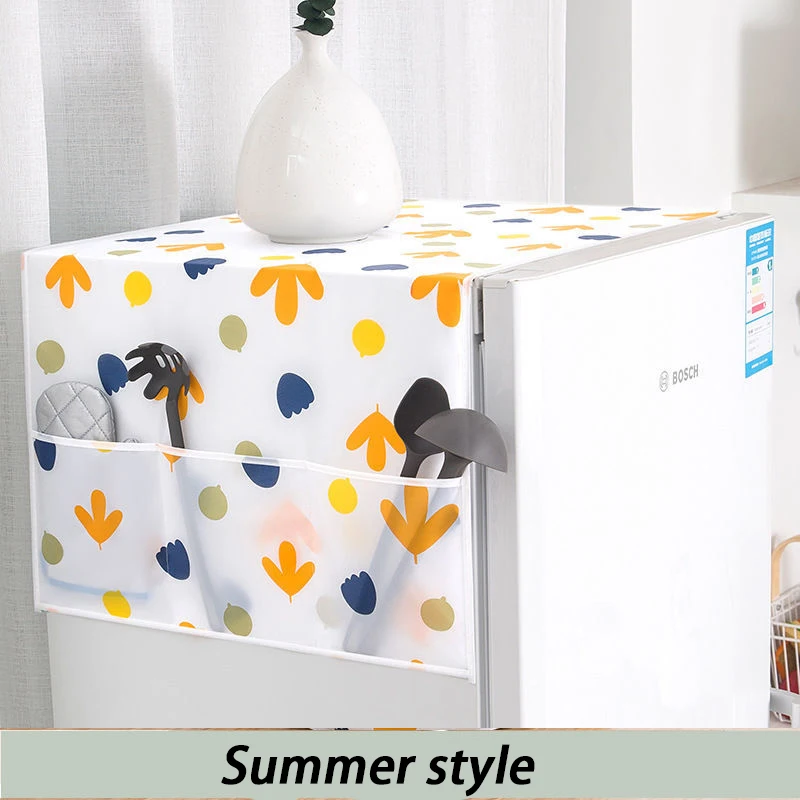 

Refrigerator Cover, Dustproof Cloth, Waterproof and Oil-proof, Microwave Refrigerator Cover Dust Storage Cloth