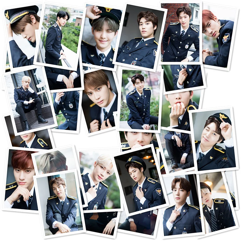 Kpop альбом BOYZ фотография Поляроида Lomo карты Мода Fans BOYZ вентиляторы подарки металлический ящик 40 шт./кор. Прямая