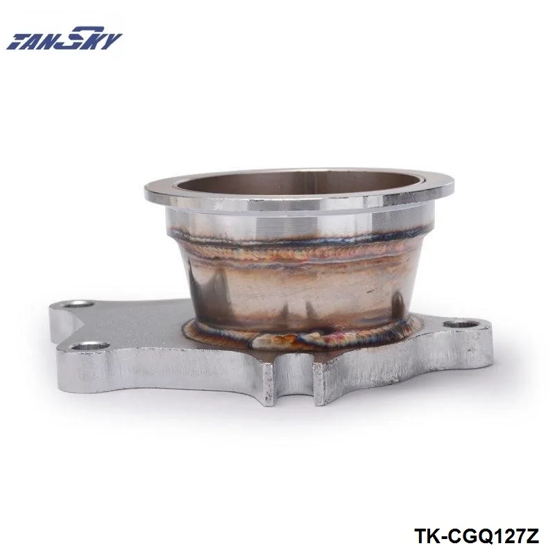 T04E T3/T4 T3 .63A/R 5 bolt to 3&quot vband Stainless Steel Turbo Manifold Flange Adapter TK-CGQ127Z |