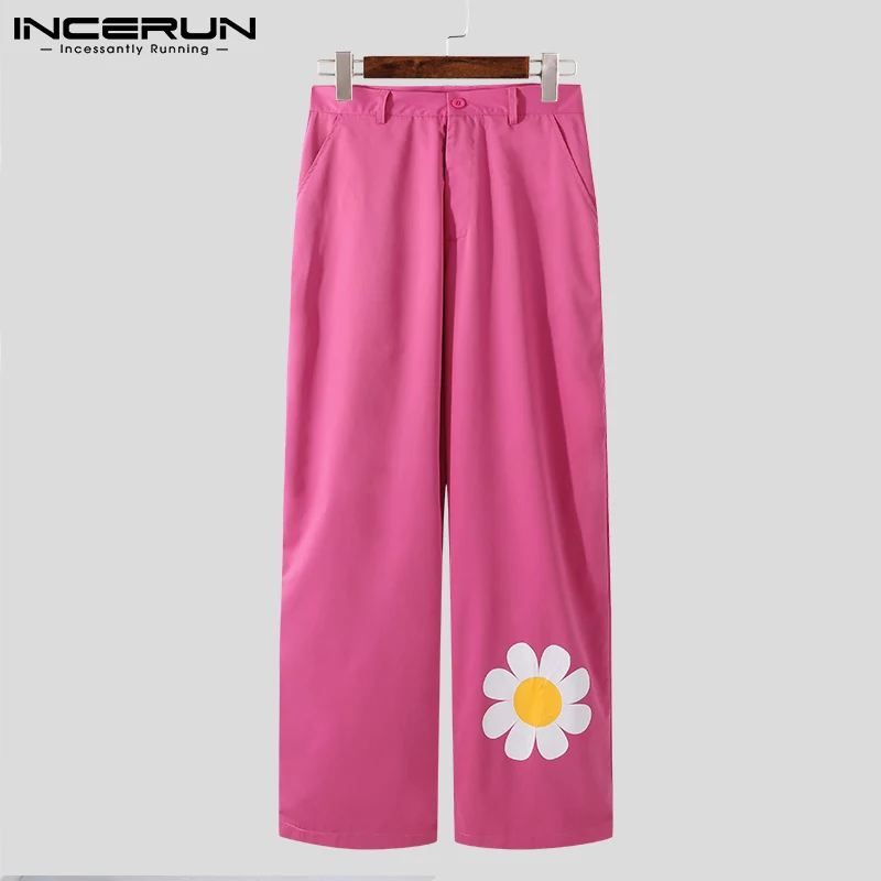 

Прямые брюки с цветочным принтом, с карманами, для отдыха, для повседневной носки, 5XL, 2021, Мужские штаны для бега