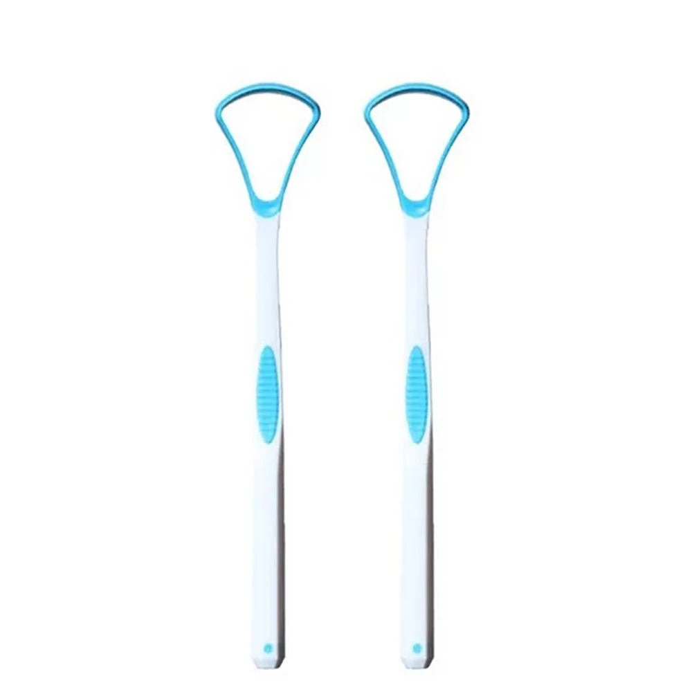 2 шт. портативная щетка для чистки языка мягкий скребок зубная нить уход за зубами