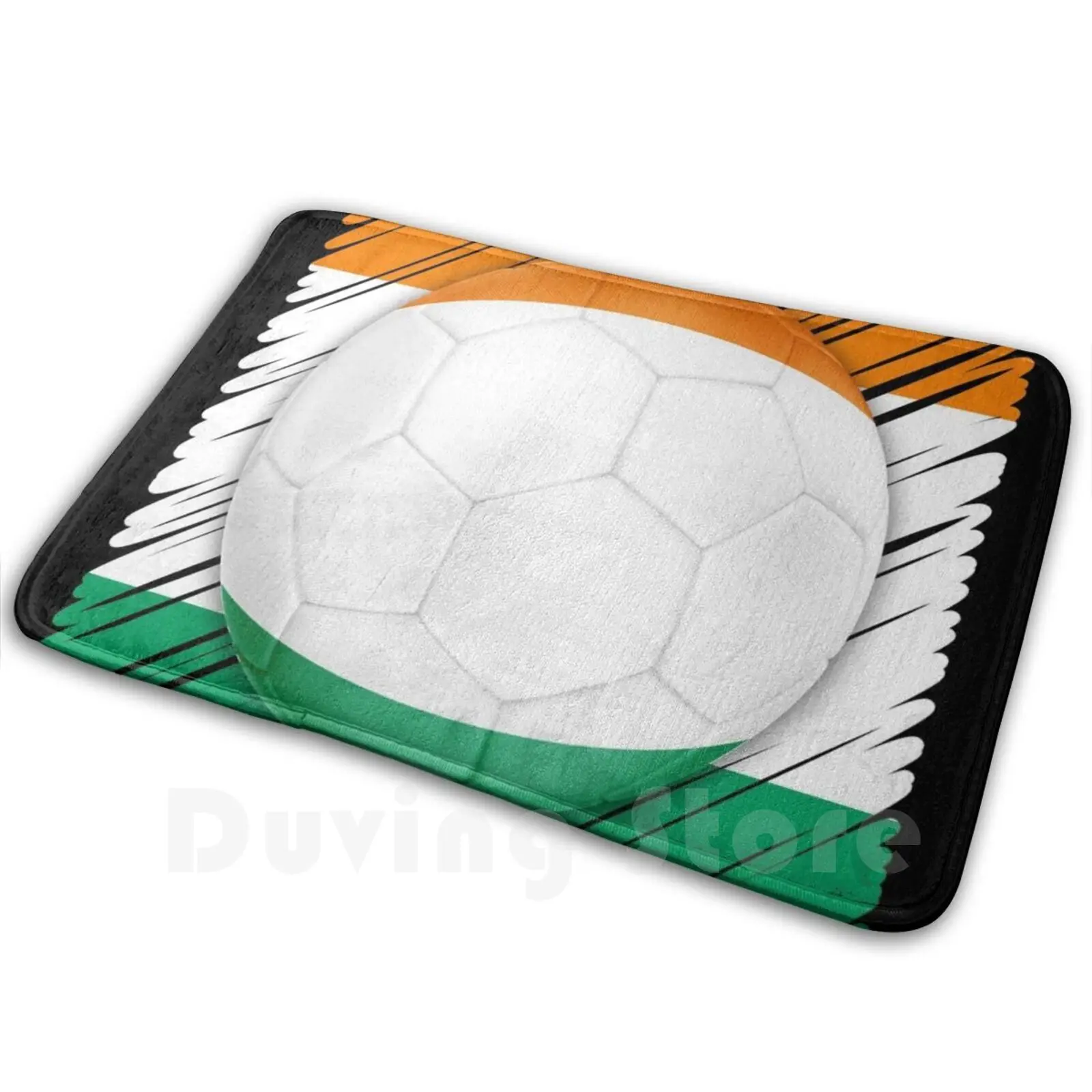 

Ivory Coast Football Country Flag Carpet Mat Rug Cushion Soft Non - Slip C  Te D Ivoire Ivory Coast Ivorian National Flag