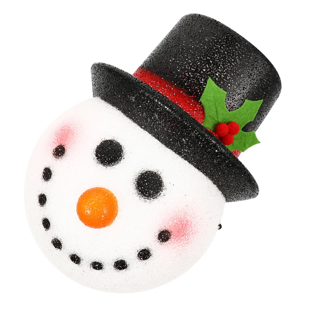 

1pc Porch Wall Light Cover Delicate Snowman Modeling Lamp Cover Wall Lamp Decor