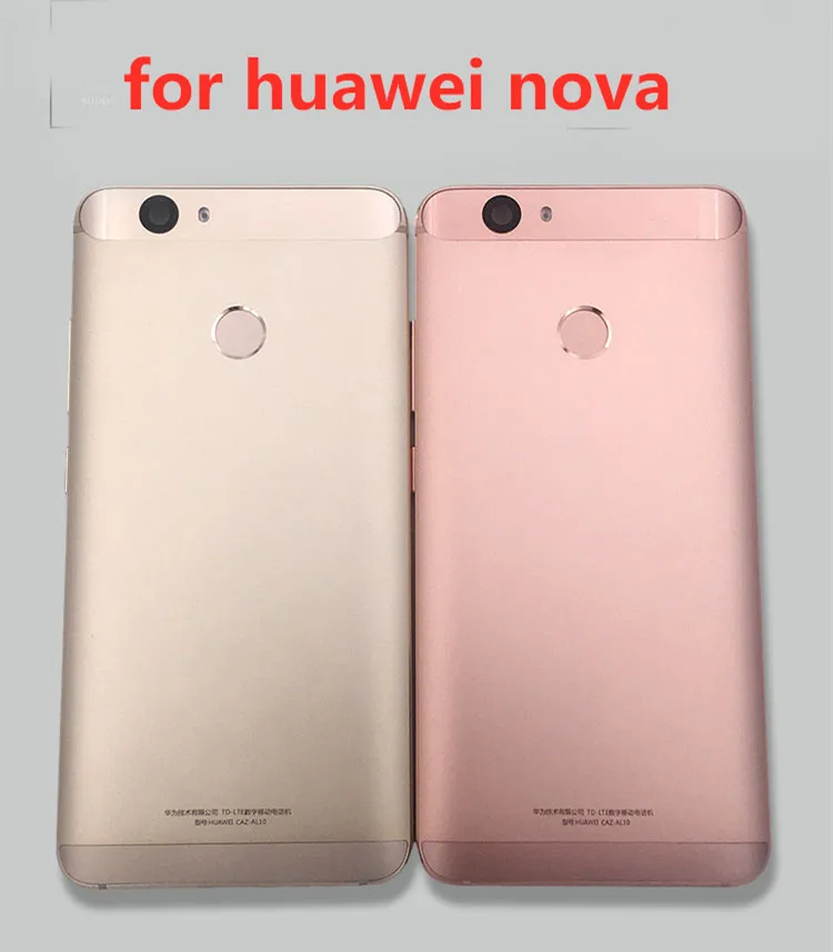 

With fingerprint Metal Battery Door Housing Rear back Cover case for Huawei Nova 5.0" CAZ-TL10/AL10 CAN-L11 CAN-L12 CAN-L13 CAZ-