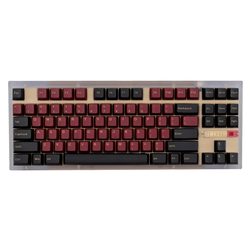 

Red Samurai Keycaps Cherry Profile PBT Keycap Two Color Injection Molding Copy