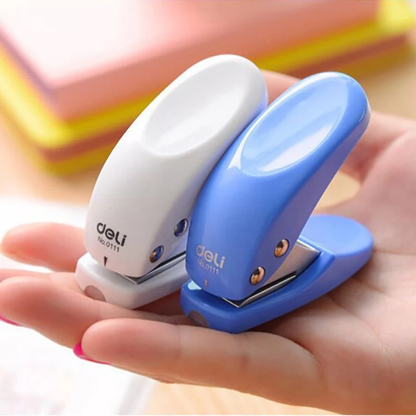 Kawaii Мини Портативный ручной Дырокол DIY блокнот печать бумаги дырокол инструмент