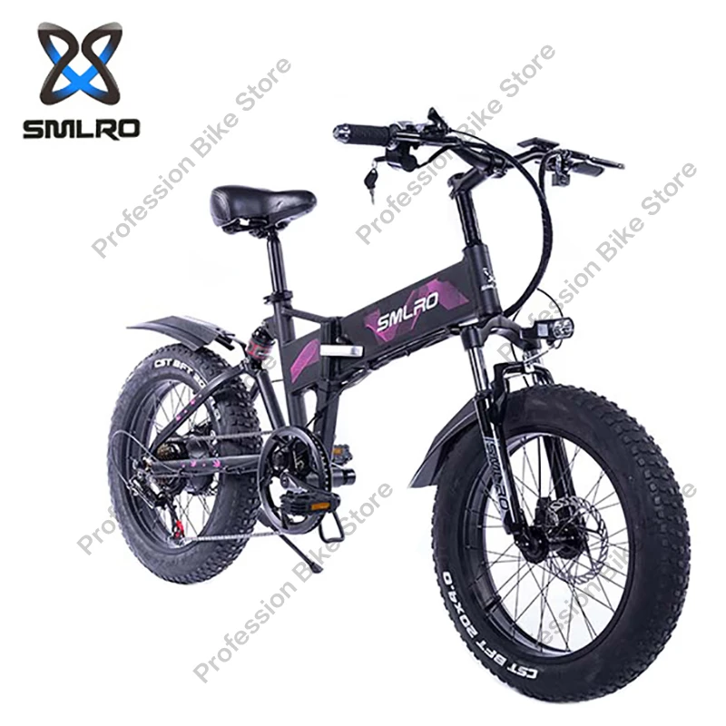 Billig SMLRO M6F 20 Zoll Erwachsene Elektrische Bike 750W 48V 15AH Klapp E-Bike Mobilität Berg Fett Fahrrad Strand Schneemobil Motorrad