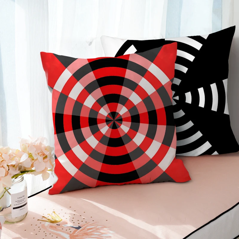 Чехол для подушки Fuwatacchi Sword Target с реалистичным принтом наволочки стула