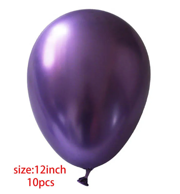 metal purple 10 шт латексные воздушные шары на день рождения чернильно-голубые и прозрачные воздушные шары со звездами для вечеринки на день рождения воздушные шары с гелием Свадебные украшения - Цвет: metal purple
