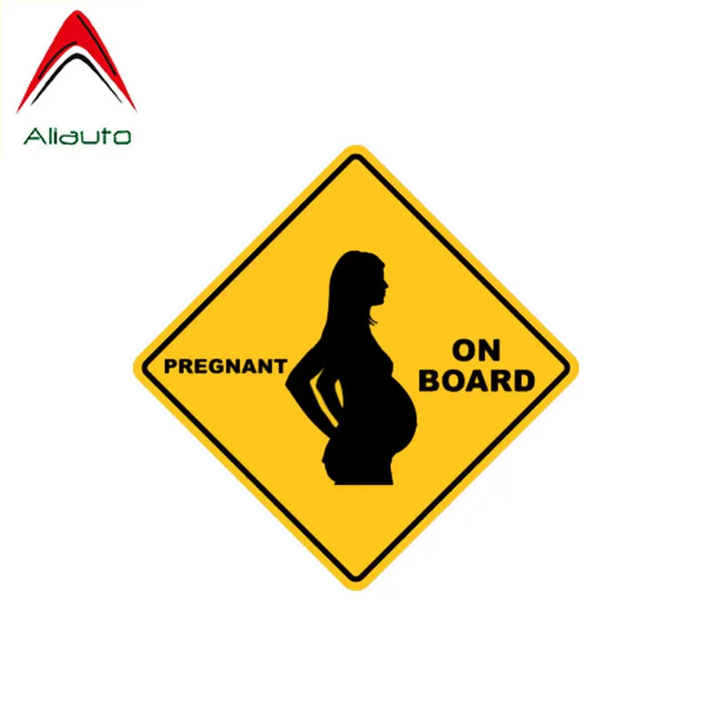 Aliauto Предупреждение автомобиля Стикеры Baby on Board беременных украшения