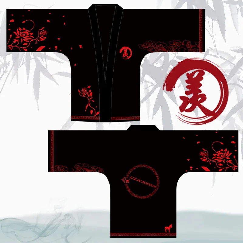 Mo Dao Zu Shi Grandmaster of Demonic Cultivation Lan Wangji Wei WuXian накидка Yukata кардиган плащ костюм для