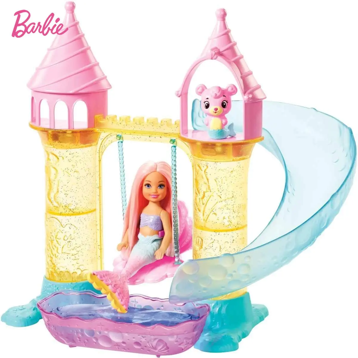 Кукла Барби Dreamtopia игровая площадка русалка игрушечный набор мербер фигурка