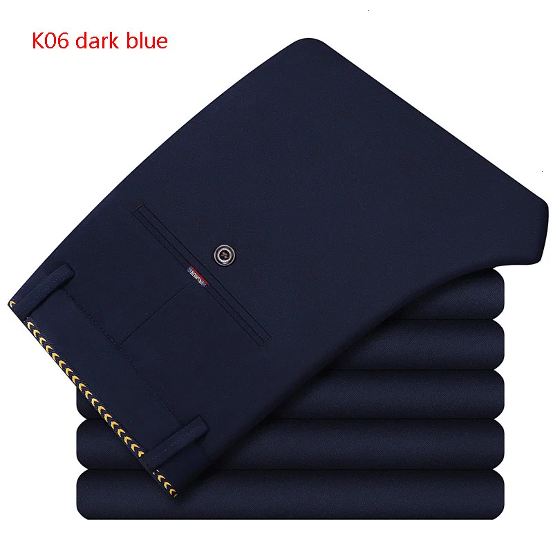 Весенне-осенние модные облегающие повседневные штаны мужские брюки прямое