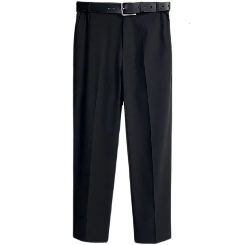 Мужские брюки-Капри Privathinker черные брюки в Корейском стиле свободные прямые