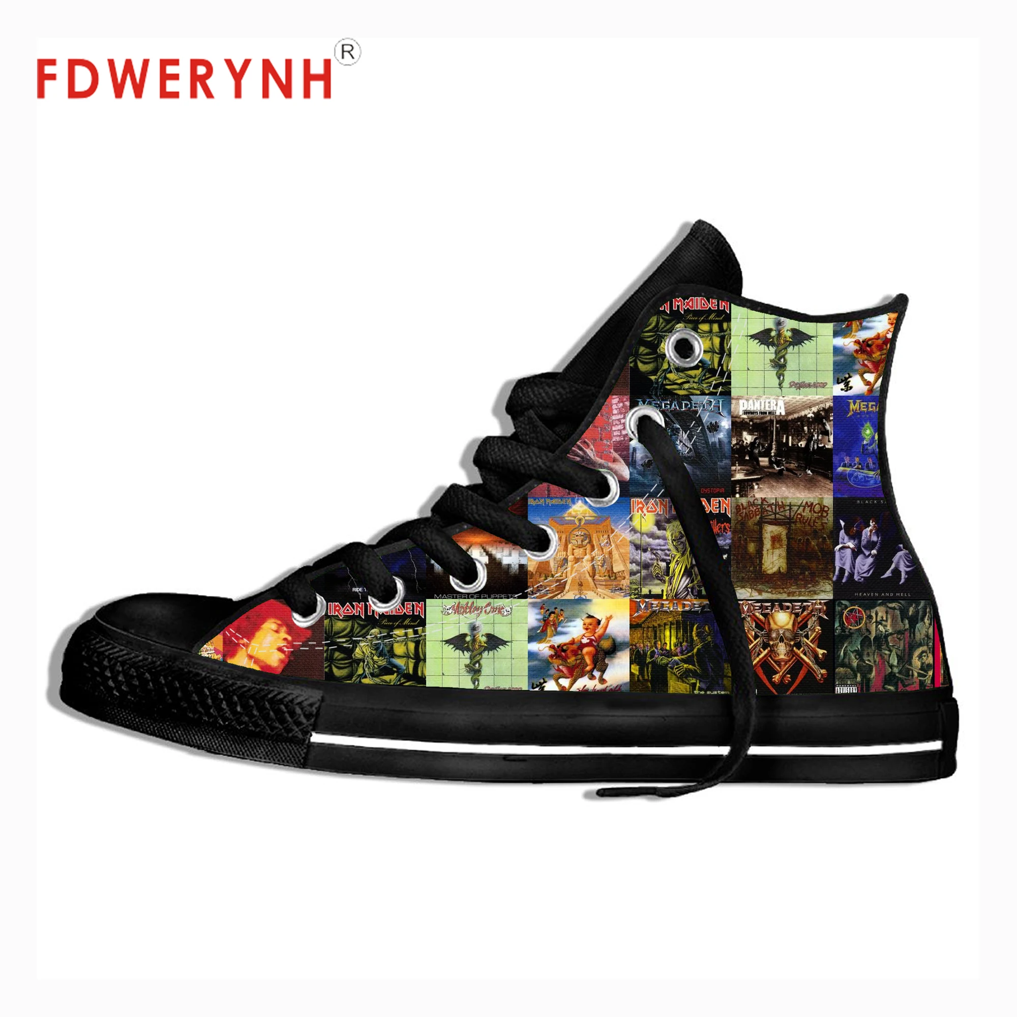 

Men Walking Shoes High Top Canvas Shoes DANCE For Unisex High Top Youth Solid Color Dropshipping Black Lightweight Shoes