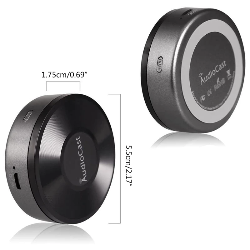 Беспроводной Wi Fi музыкальный ресивер аудиопроигрыватель M5 для DLNA Airplay