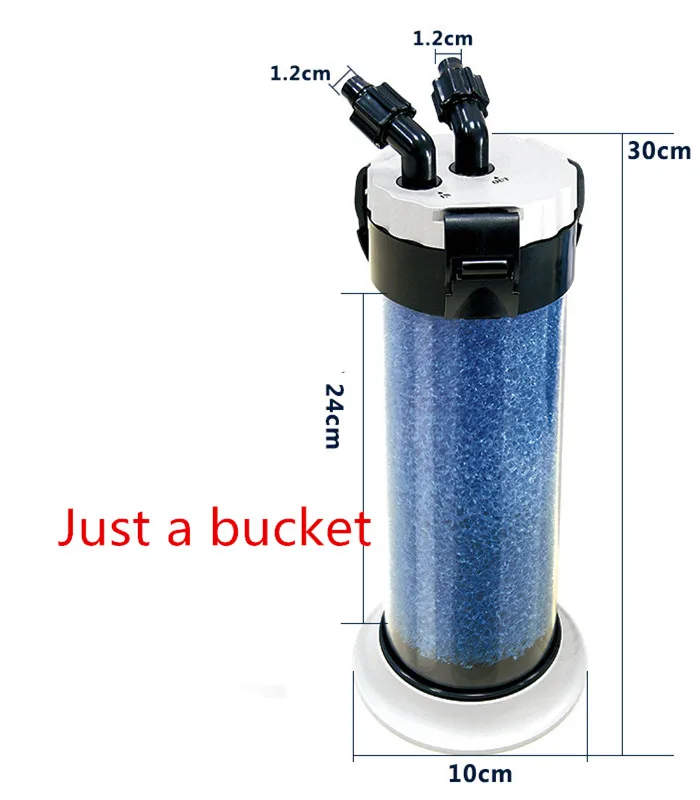 SUNSUN HW 602 мини аквариум внешний фильтр предварительной очистки 1.5L фильтрационное