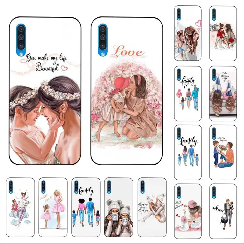 

MaiYaCa Super Dad Mom Baby Girl Phone Cases for Samsung A51 01 50 71 21S 70 10 31 40 30 20E 11 A7 2018