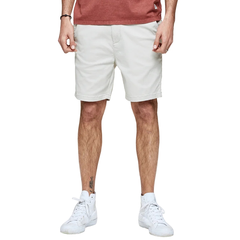 KUEGOU Cotton Men's shorts fashion pure color Micro elastic Straight type men Off white Pants summer size KK-3007 | Мужская одежда