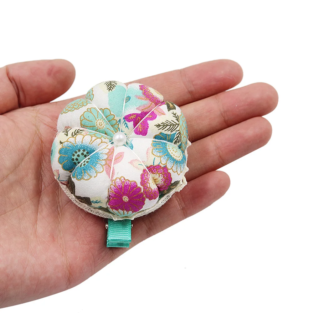 3 цвета Милая тыква в форме цветка булавка Подушка с зажимом швейная игла пинетки