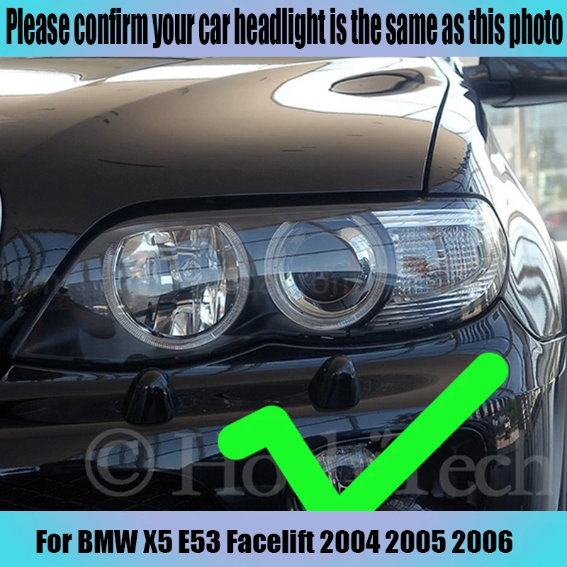 Фонарь с кольцом ангела для BMW X5 E53 Facelift 2004 2005 2006