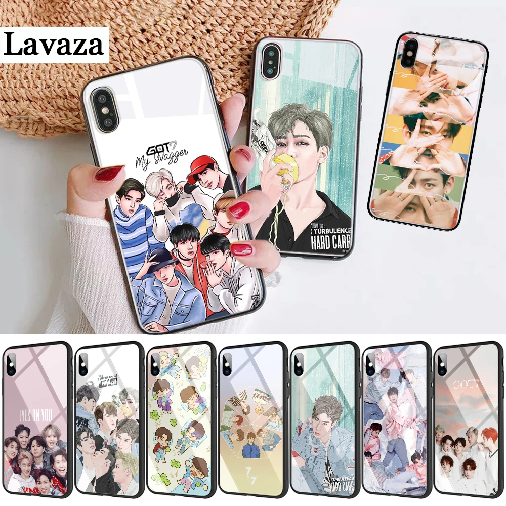146d GOT7 Jackson Wang стеклянный чехол для телефона Apple iPhone 11 Pro XR X XS Max 6 6S 7 8 Plus 5 5S SE|Бамперы|