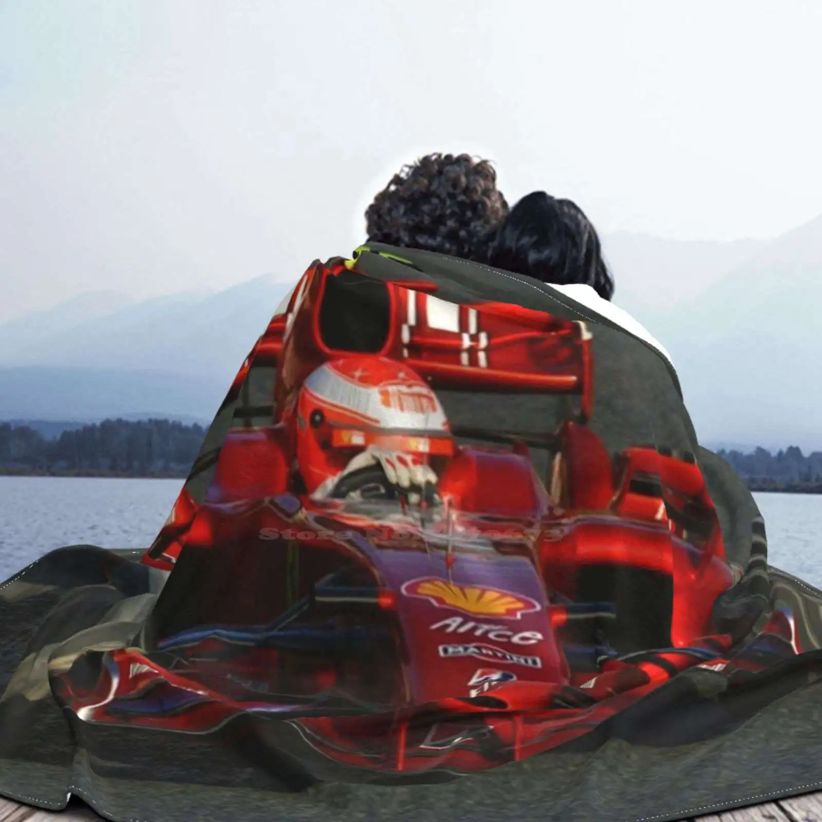 Michael Schumacher Racing F2007 Автомобиль Four Seasons Удобное теплое мягкое одеяло Racecars Sports Fia