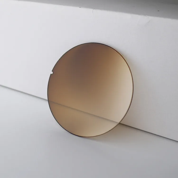 Линзы для солнцезащитных очков градиентный коричневый цвет UV400 основа кривая 6