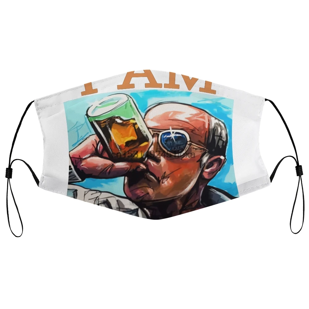 Пылезащитная маска с фильтром I Am The ликера черная темно синяя для мужчин и женщин