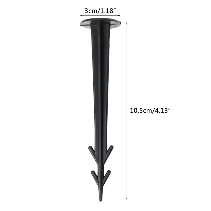 100 шт. пластиковая оплетка для сада скрепляющая колья шипы штифты газона скобы