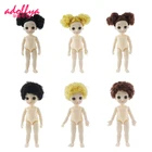 Шарнирная кукла Adollya BJD, 16 см, голой шарнир, шарнирная кукла, голова гриба, 13 подвижных суставов, 3D глаза, 112 шарнирные куклы