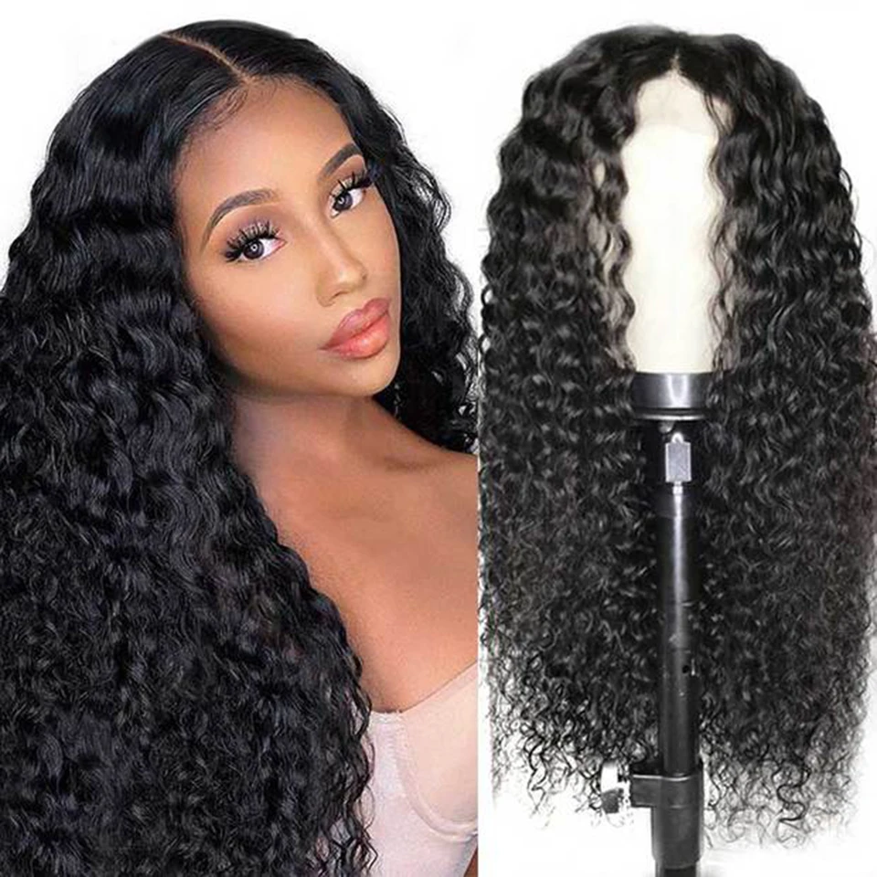 

Hairmoda Deep Wave Lace Wig T Part Lace Human Hair Wigs 150% Density Pre Plucked Bleached Knots Wigs Remy Peruvian 13x1 6x1 wigs