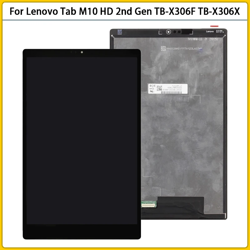 

Новинка, 10,1 дюйма для Lenovo Tab M10, HD, 2nd Gen, TB-X306F, ЖК-дисплей, сенсорная панель, дигитайзер в сборе, замена